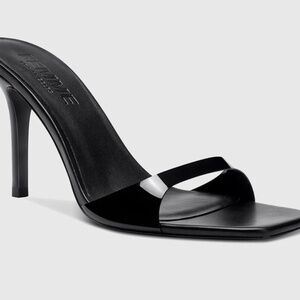 FEMME LA Rue slipper mule Nero black